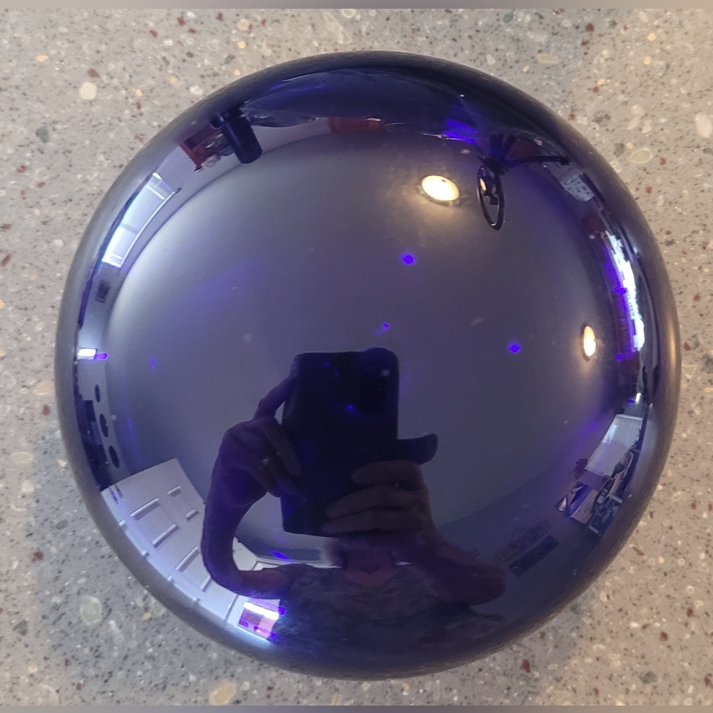 Bristol Blue Blue Glass Paperweight - Picture 2 of 5